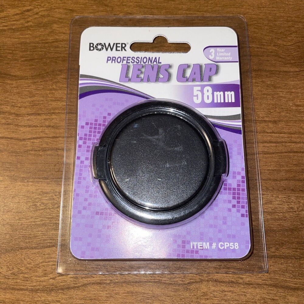 Bower 58mm Professional Snap-On Lens Cap No. CP58